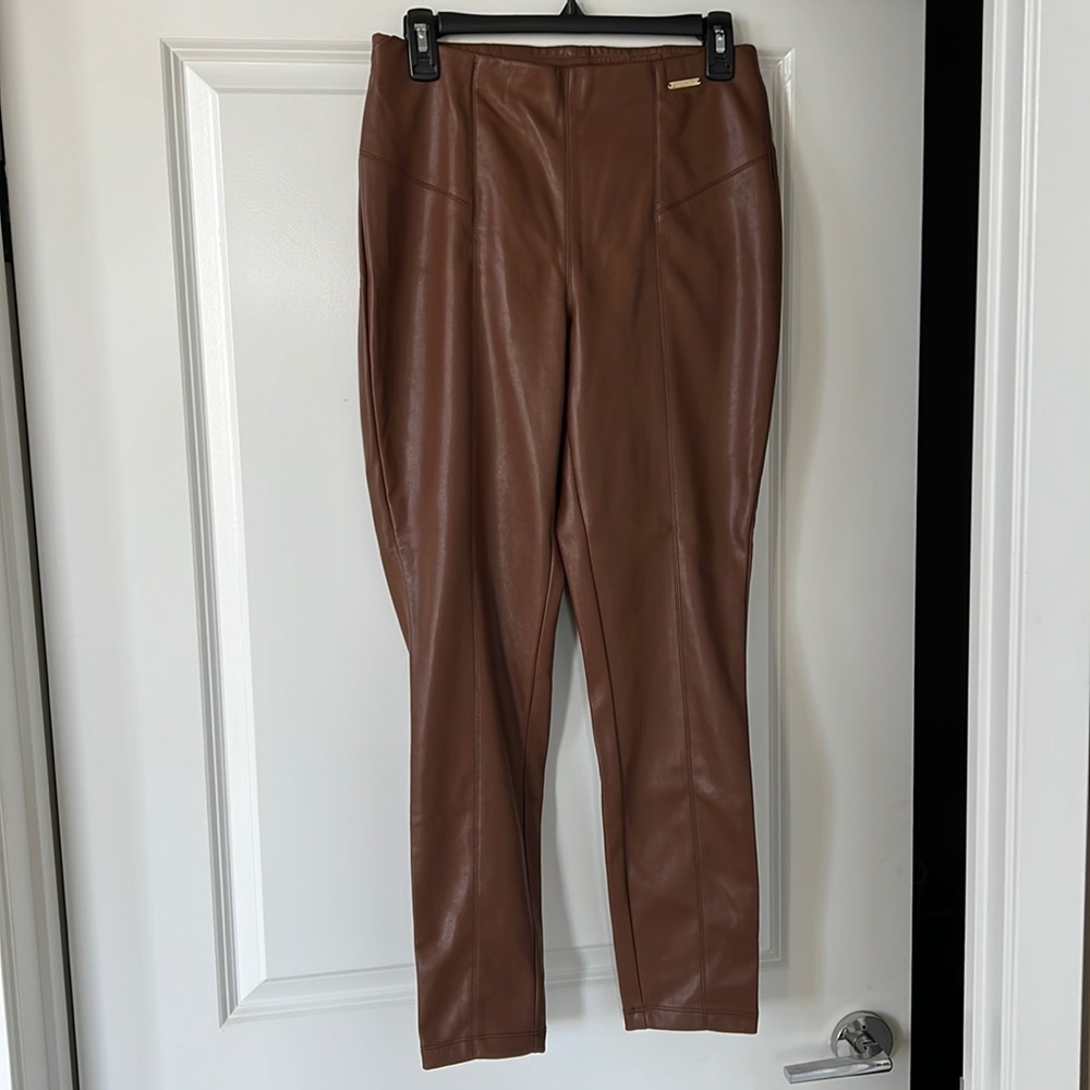 Leather Brown pants Marc New York